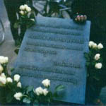 the memorial stone